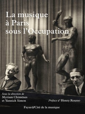cover image of La musique à Paris sous l'Occupation